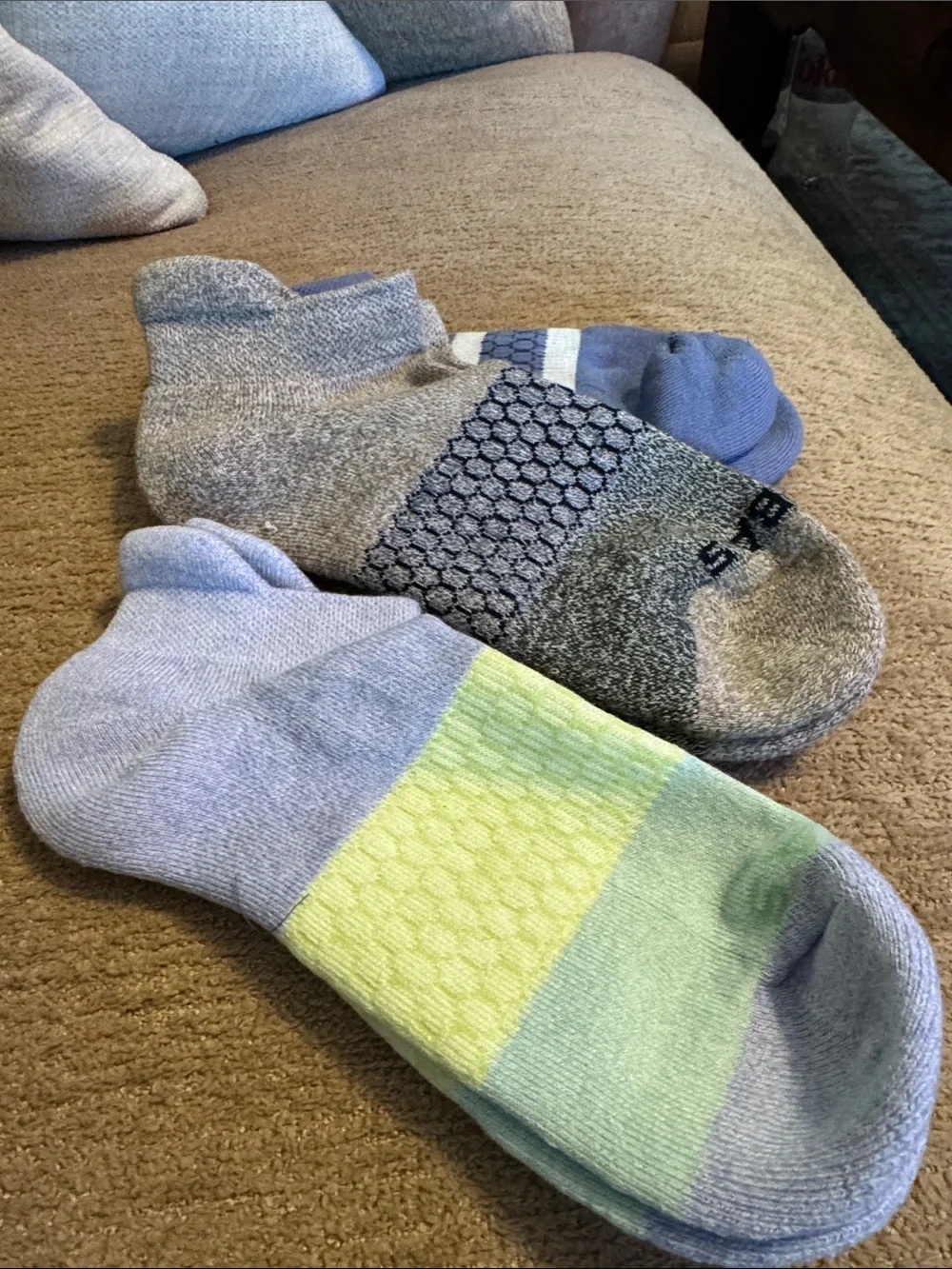 Unisex Low-Cut Performance Sock 3-Pack - Blue, Gray, Light Purple